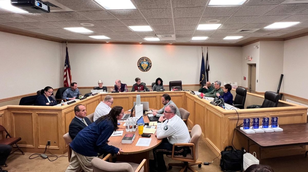 Jenkintown council chambers during a meeting